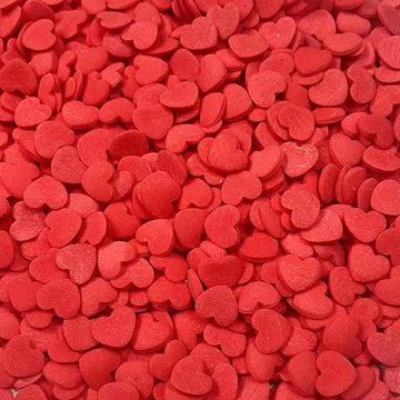 Valentines Sprinkles, Red Heart Sprinkles For Cake Decorating, Heart Sprinkles Edible For Baking, Ice Cream, Cookies, Cupcake To