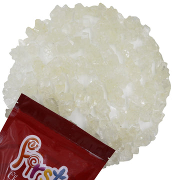 Firstchoicecandy Rock Candy Strings 1.5 Pound Bulk Bag (White)