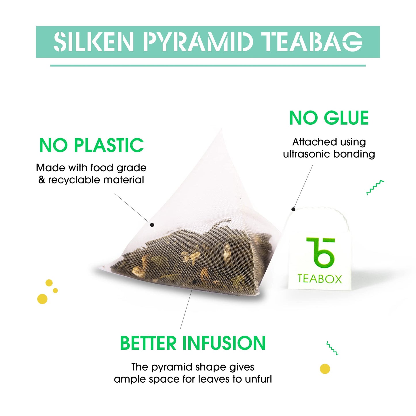 Teabox Enhanced Darjeeling Green Tea With Dandelion Roots | 100% Whole Leaf & 0% Bitterness | Green Tea From The Himalayas | 25 Tea Bags (Low Caffeine)