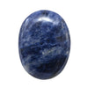 Sodalite Palm Stone - Hot Massage Worry Stone For Natural Body Chakra Balancing, Reiki Healing And Crystal Grid