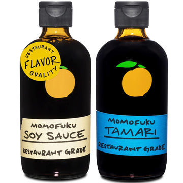 Momofuku Soy Sauce  Tamari by David chang, 2 Pack, Restaurant Duo, Organic Ingredients, chef Made for cooking  Umami, Steeped wi