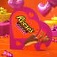 Reese'S Milk Chocolate Peanut Butter Snack Size Hearts, Valentine'S Day Candy Gift Box, Perfect Valentines Day Gift For Him, Her