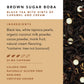 Pinky Up Brown Sugar Boba Tea Sachets - Calorie Free Whole Leaf Black Tea Bubble Tea - Boba Gift 12 Biodegradable Tea Bags