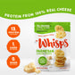 Whisps Cheese Crisps Parmesan Cheese | Protein Snacks | Gluten Free, High Protein, Low Carb | 6 Oz, 2 Pack