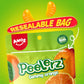 Amos 4D Gummy Peelable Orange Candy, Peelerz Gummy Orange, Fruit Snacks Resealable 2.19Oz Bag Valentine'S Day Gift Candy