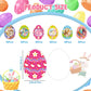 Motiskyy 30 Pack Easter Candy Fillable Card With Clear Candy Domes Chocolate Holder Cards For Easter Hunt Treat Gift Rewards Sur