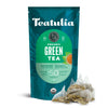 Teatulia Organic Green Tea Bags (50 Pyramid Sachet Teabags) Pure Whole Leaf Natural Green Tea In Bags | Premium 100% Compostable