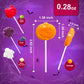 42 Assorted Halloween Candy Suckers Lollipops for Parties  Grinning Gourds  Boo Buddies  Witch s Sidekick & Dracula s Drones - Halloween   Individually Wrapped Lollipop Suckers for Candy Buffet