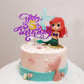 Mermaid 5 Cake Topper, Happy 5Th Birthday Cake Decor For Baby Girl, Little Mermaid 5Th Birthday Party Decoration, Under The Sea