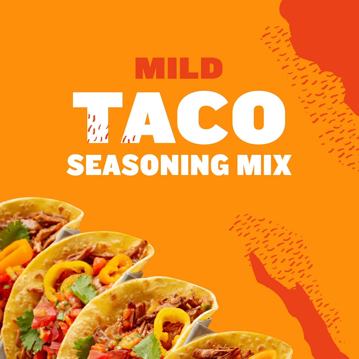 Taco Bell Mild Seasoning Mix (1oz Packets Pack of 24)