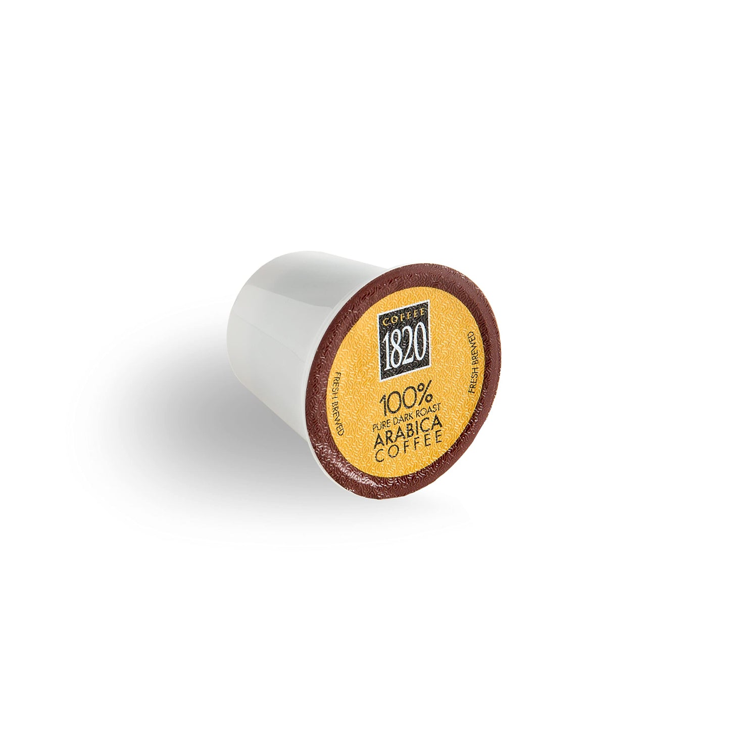 Caf   1820 Classic Ground Coffee Cups, Premium Costa Rican Dark Roast, 100% Arabica, Compatible With Keurig Machines, 48 Pods