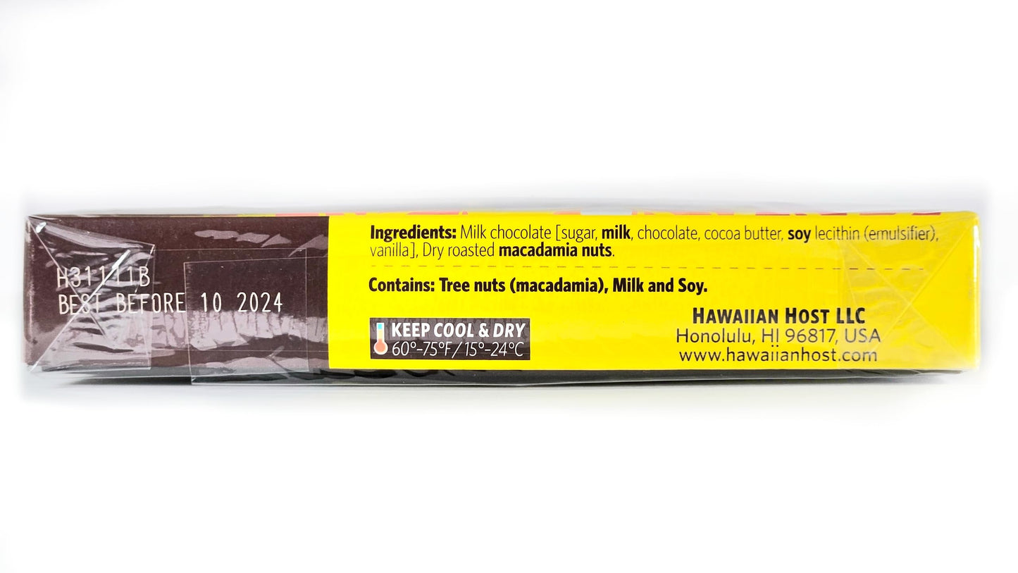 Hawaiian Host Island Macs Tiare Milk Chocolate Covered Macadamia Nuts 5 Oz Boxes (1 Box)