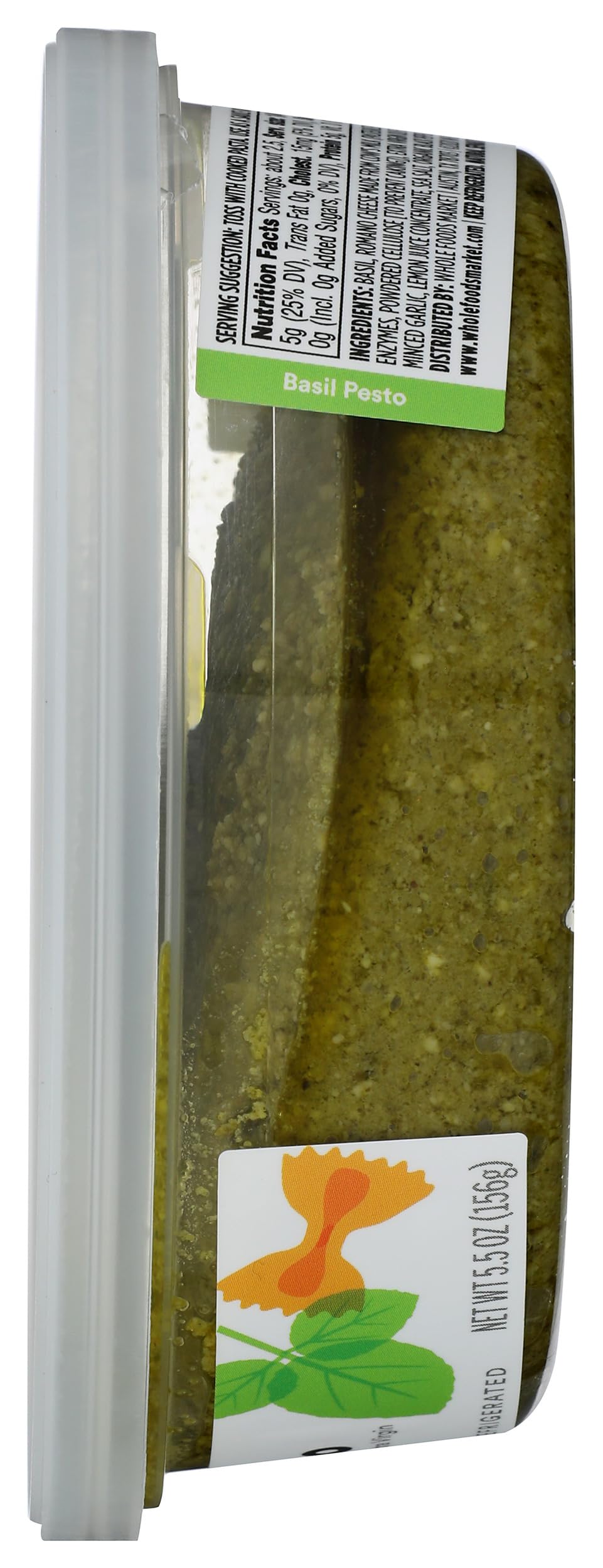 Whole Foods Market, Basil Pesto Sauce, 5.5 Ounce