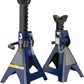 Tce 3 Ton (6,000 Lbs) Capacity Double Locking Steel Jack Stands, 2 Pack, Blue, At43002Au