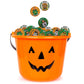 Fruidles Halloween Monster Money Coins Munny, Trick-Or-Treat Party Bag Fillers, Individually Wrapped in Orange, Green, Silver Co