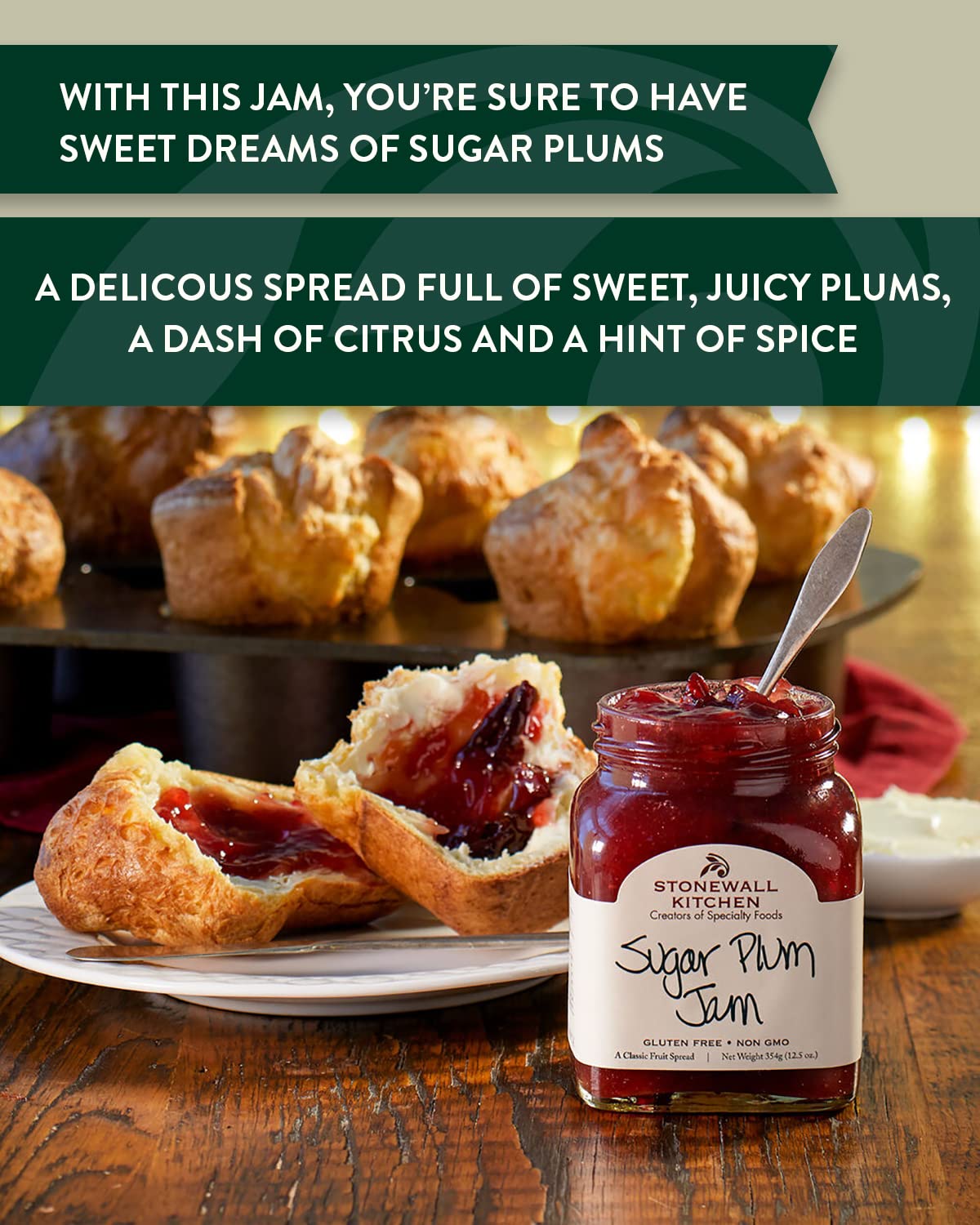 Stonewall Kitchen Sugar Plum Jam, 12.5 Ounces