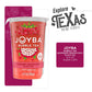 Joyba 16 Pack Raspberry Dragonfruit Bubble Black Tea Cups 12 Fl Oz With Delicious Natural Fruit Flavored Popping Boba + 1 Freebi