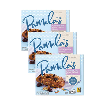 Pamela'S Products Gluten Free Whenever Bars (Oat Raisin Walnut Spice, Pack - 3)