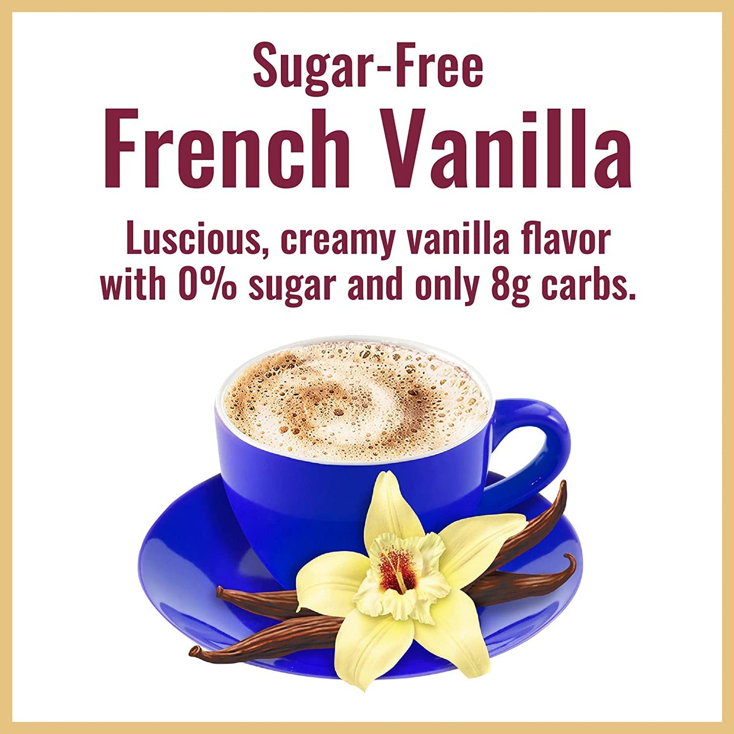 Hills Bros. Instant Cappuccino Mix, Sugar Free French Vanilla & Double Mocha Variety Pack (12 Oz, Pack Of 3) – Convenient & Versatile, Instant Hot Or Iced Coffee, Frothy & Rich Flavor - Just Add Water