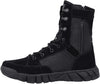 Free Soldier Mens 8 Inch Tactical Side Zip Boots Military Army Duty Work Boot Lightweight Combat Boots For Motorcycle Boots(Blac