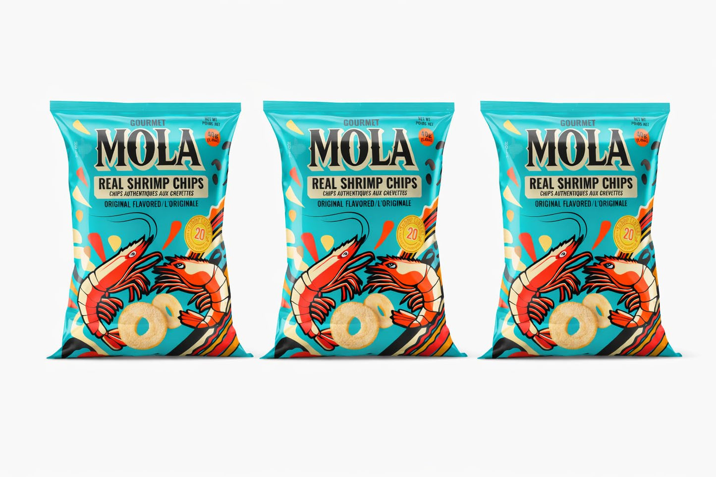MOLA Shrimp Crackers (20, Original)