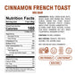 Fody Foods IBS Snack Bars, Cinnamon French Toast, 12 Count, 1.41 Oz Each, Low FODMAP, Gluten Free, Non-GMO