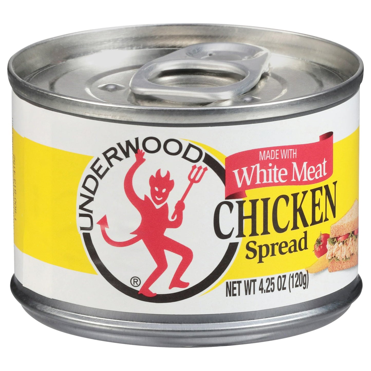 Underwood White Meat Chicken Spread, 4.25Oz Cans (Pack Of 6)