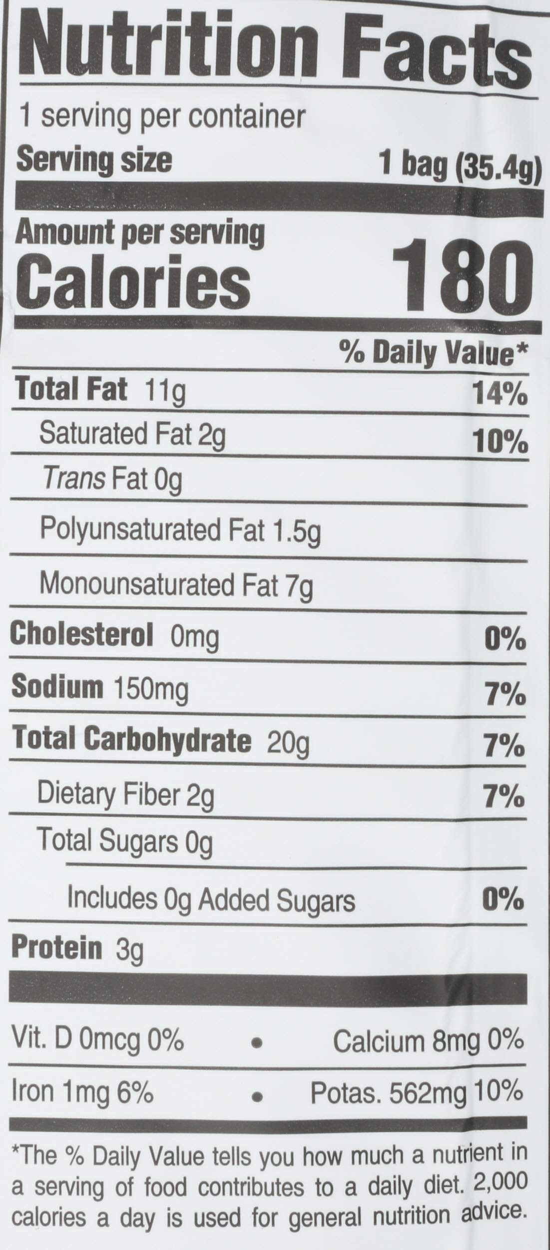 Boulder Canyon Classic Sea Salt Avocado Oil Potato Chips, 1.25 Oz