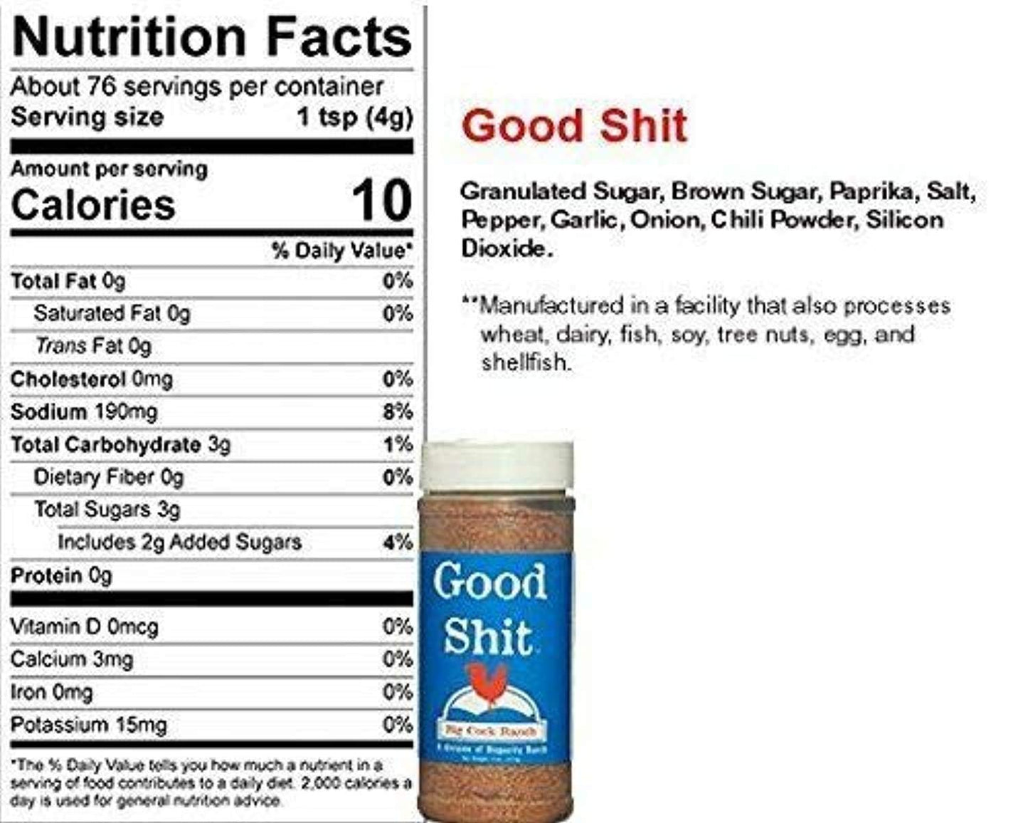 Good Shit Seasoning 11 oz | 2 Pack