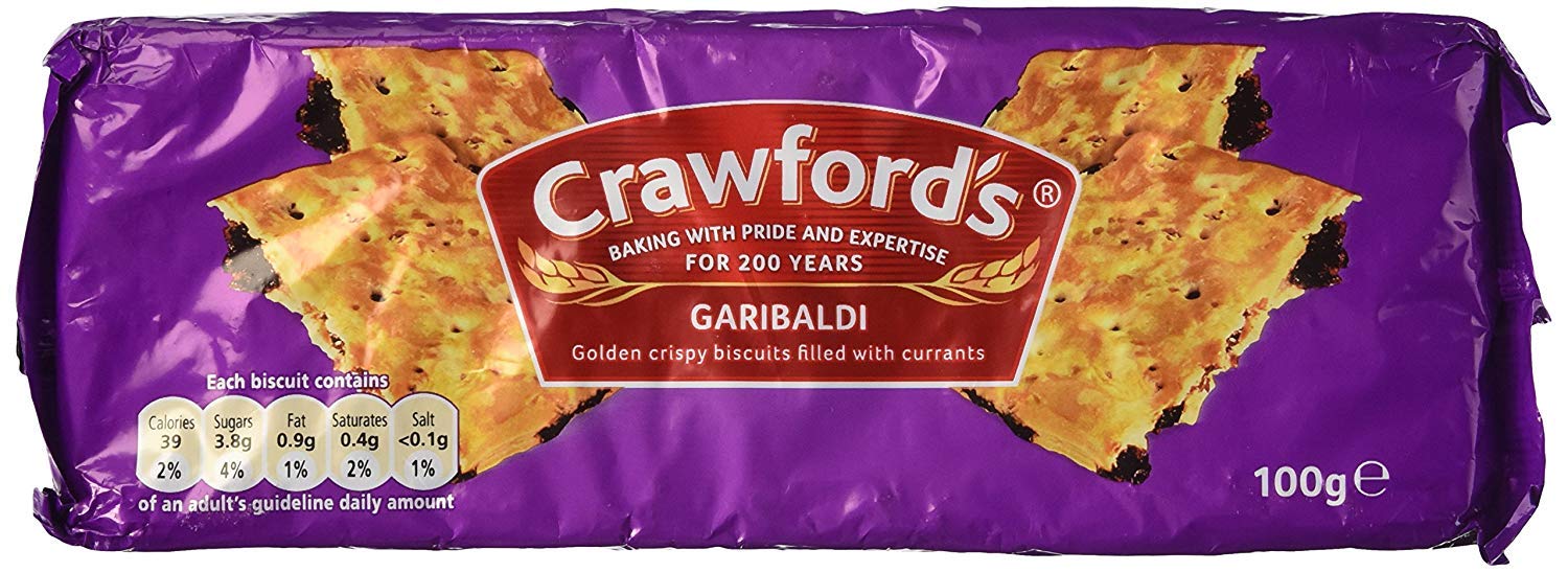 Duuous Crawfords Garibaldi Biscuits, Pack of 12, 100g (3.52 Ounce)
