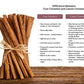 True Organic Ceylon Cinnamon Powder  1 lb  Gluten Free  USDA & Kosher Certified  Organic Cinnamon powder  Ground Cinnamon  Non-GMO  Ceylon enhanced Quality
