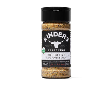 KINDERS Organic The Blend Seasoning - Salt, Pepper & Garlic, MSG Free, 3.5oz