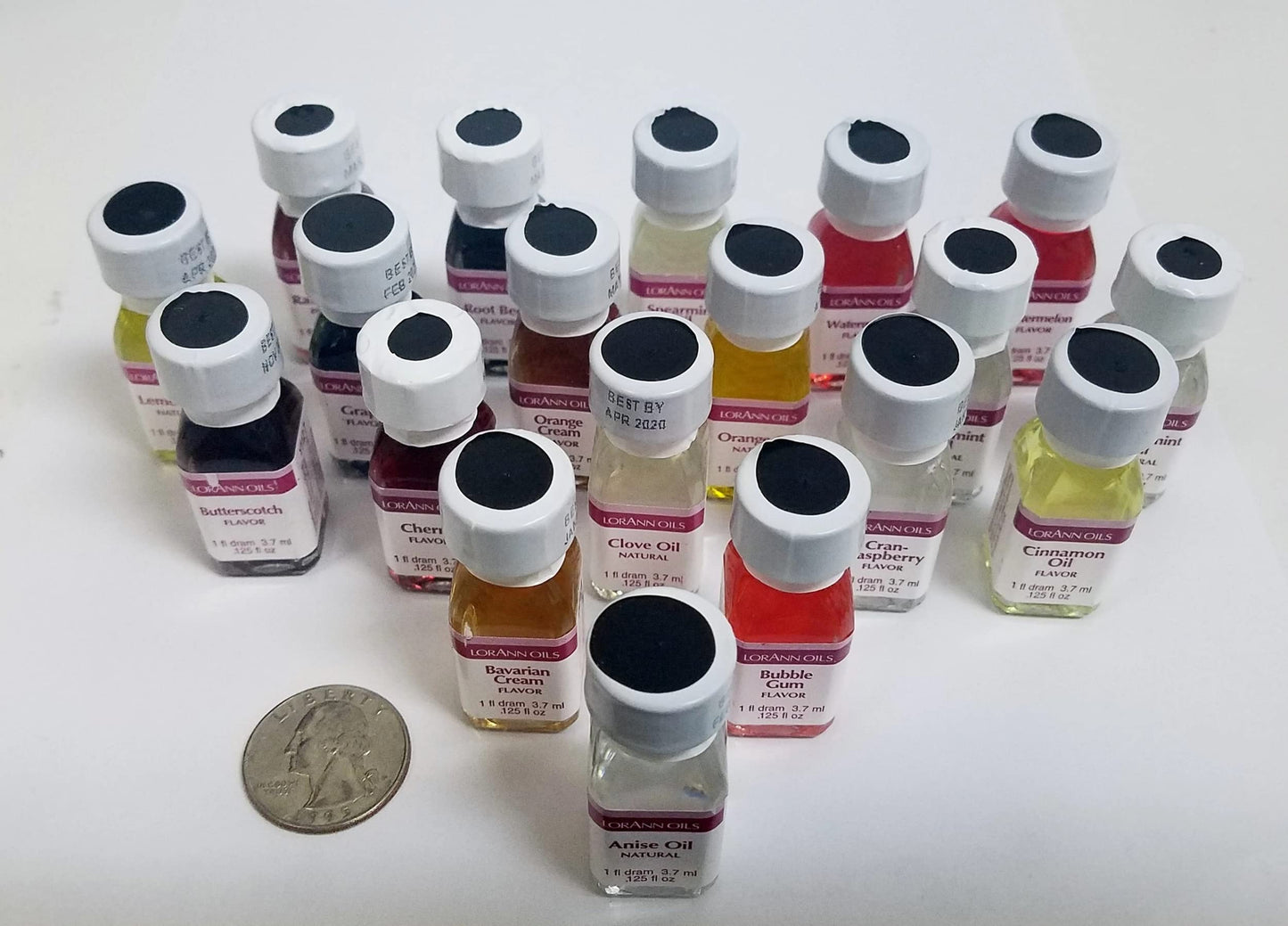 Lorann Ss Pack #4 Of 12 Fruity Flavors In 1 Dram Bottles (.0125 Fl Oz - 3.7Ml)