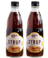 Cracker Barrel Pancake Syrup 12 Fl. Oz Pack Of 2! 100% Pure Natural Syrup! Made From 55% Maple Syrup and 45% Cane Syrup! Great T