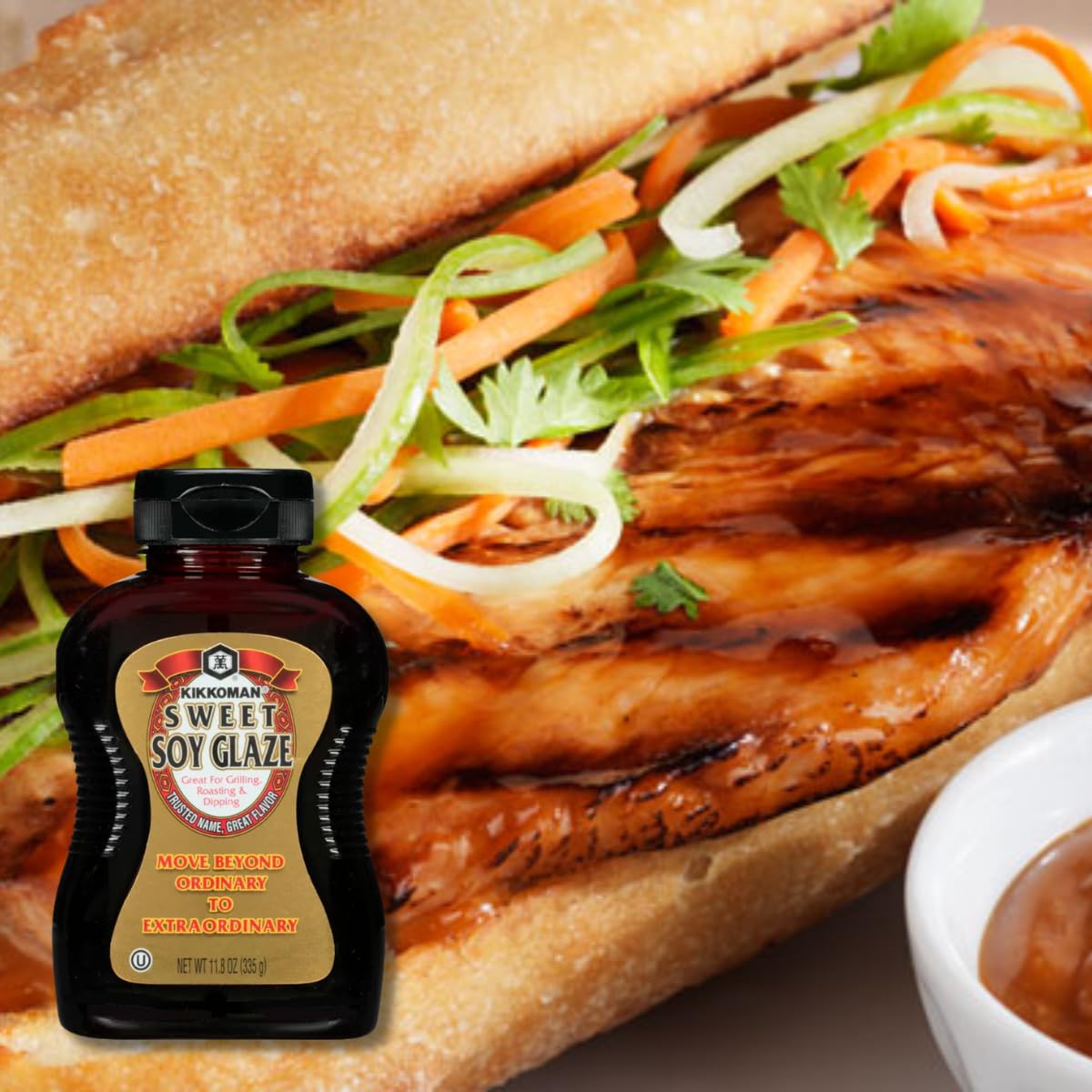 Japanese Sweet Soy Glaze Sauce And Spicy Wasabi Sauce For All Of Your Dish Value Combo Kosher (Pack Of 2) - Total 20.3 Oz