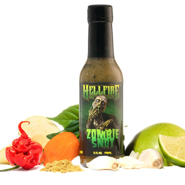 Hellfire Zombie Snot Hot Sauce, Award-Winning Chilehead Salsa Verde Sauce, Made With Carolina Reaper Peppers, World'S Best Taco
