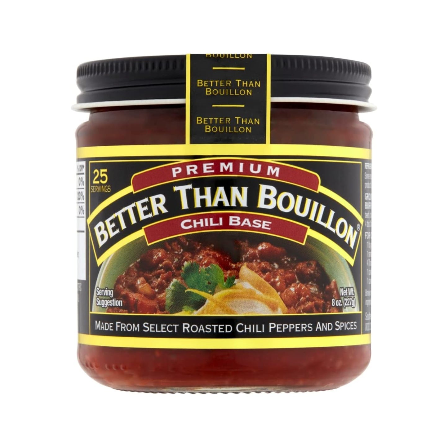 Better Than Bouillon Chili Base, Blendable Flavor, 8-Ounce Jar, Pack of 6