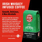 Fire Department Coffee Irish spirit-inspired flavor Infused Ground Coffee, Medium Roast, 12 oz, Pack of 2, Non-  ic, Roasted in the USA