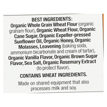 Annies Homegrown Organic Honey Graham Cracker, 14.4 Ounce - 12 Per Case