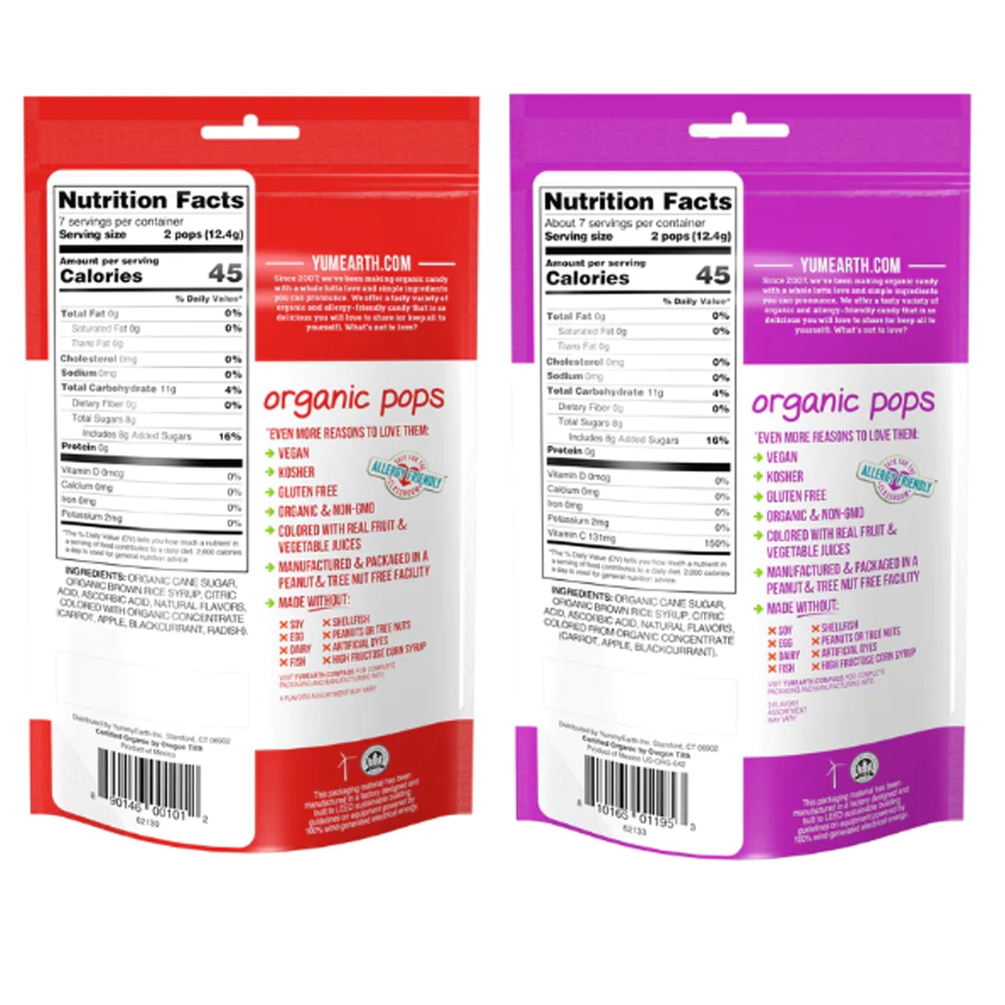 Yumearth Organic Assorted Flavors Lollipops And Assorted Vitamin C Lollipops With Variety Box Mints