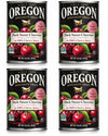 Oregon Pitted Dark Sweet Canned Cherries In 100% Cherry Juice (Value Pack Of 4) - No Sugar Added  Kosher  Non Gmo  Made In Oregon