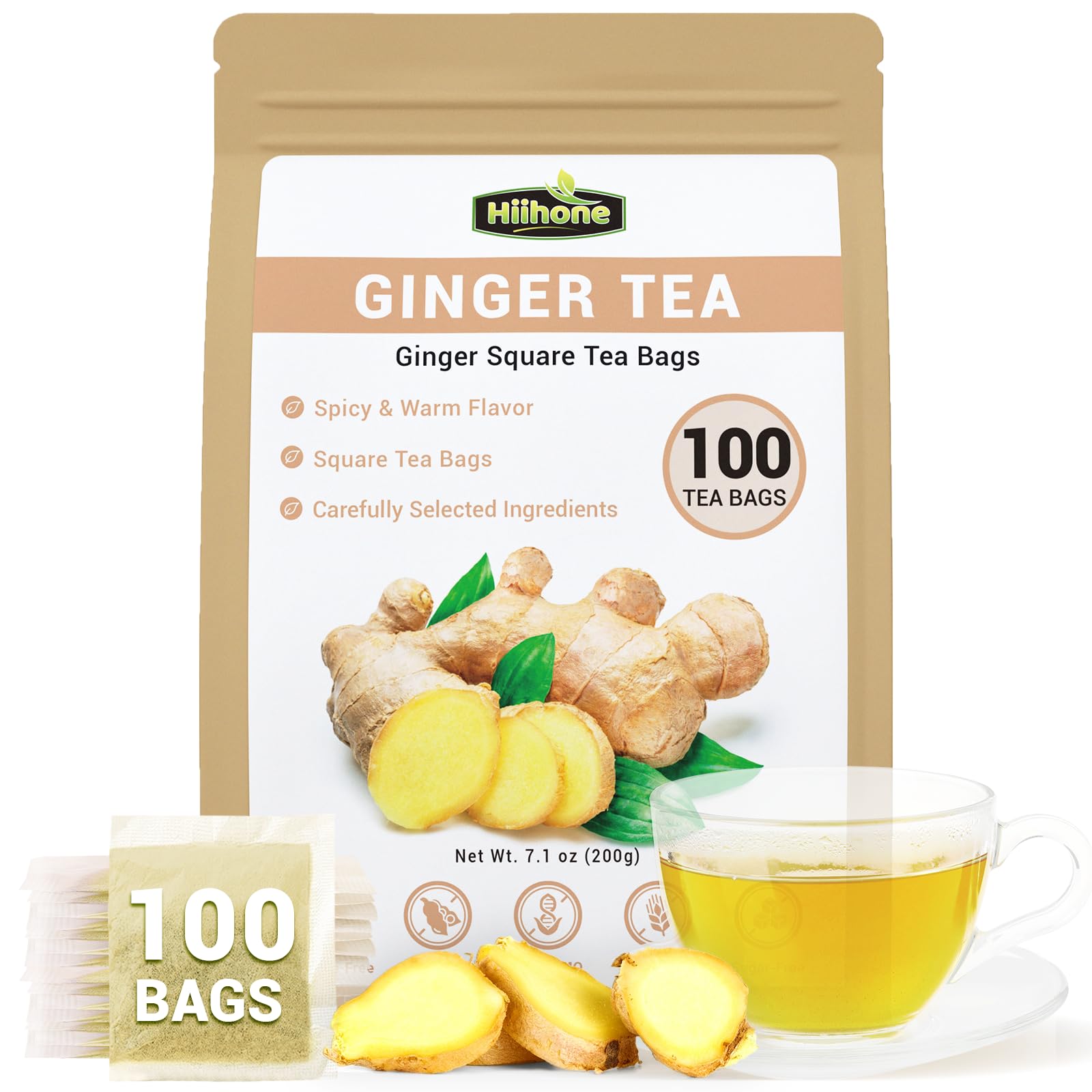 Flavor Blendger Root Herbal Tea - Energy Blend Free  100 Teabags