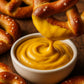 EASTSHORE Sweet & Tangy Mustard - Gourmet Dipping Mustard, 6 Pack of 1.4 oz Mini Jars, No Salt Added, Perfect for Travel & Gift Baskets