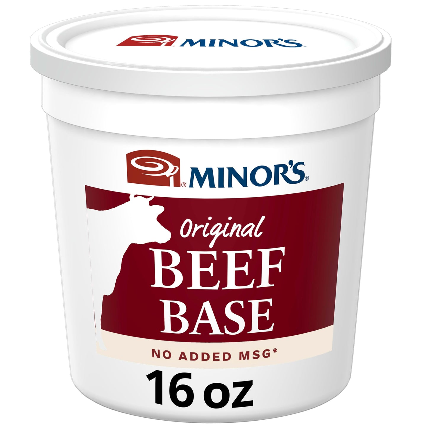 Minor s Beef Base, Great for Soup Broth and Sauces, 0 Grams Trans Fat, No Added MSG, 16 oz Tub