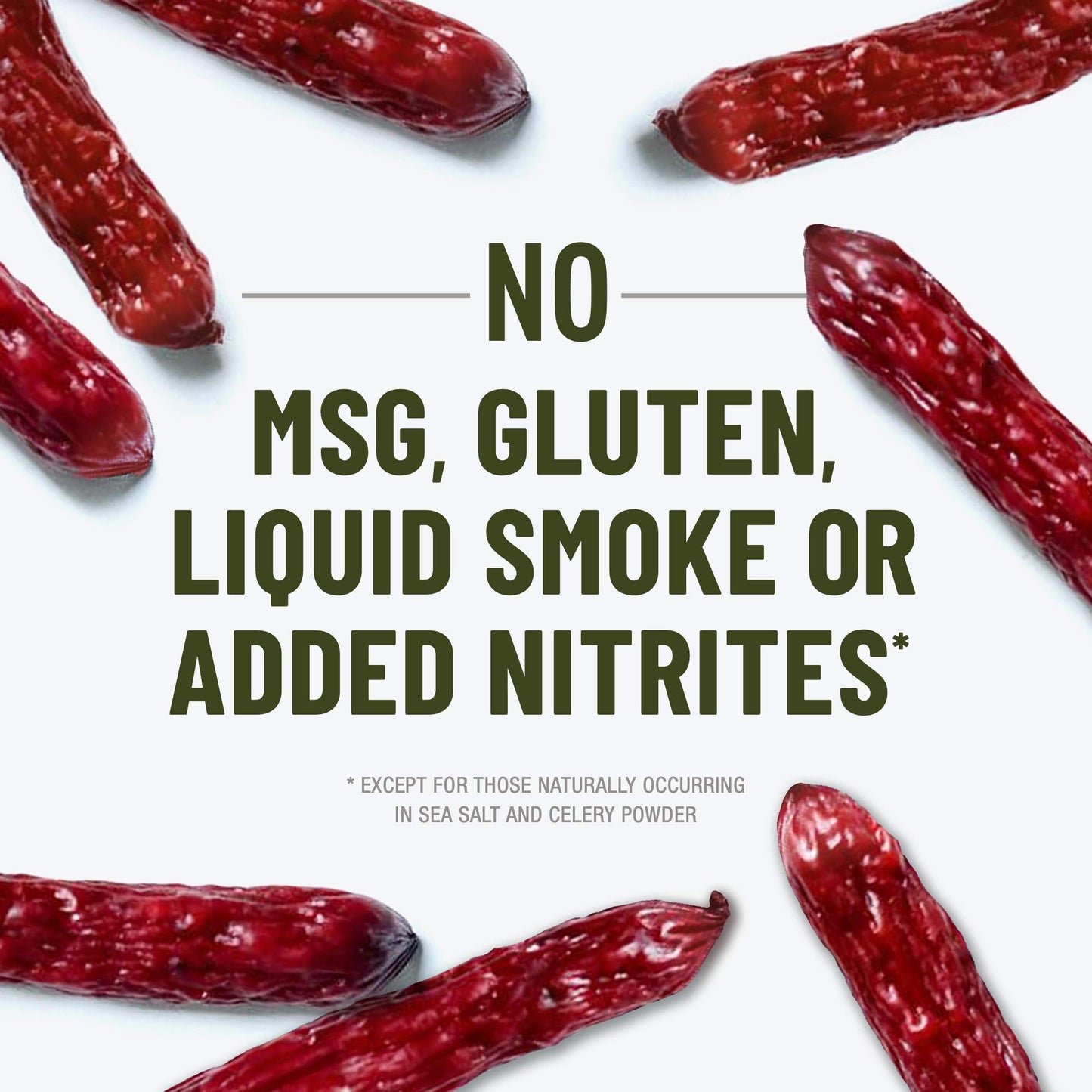 Dukes Hatch Green Chile Smoked Shorty Sausages  Gluten Free  16 Ounce