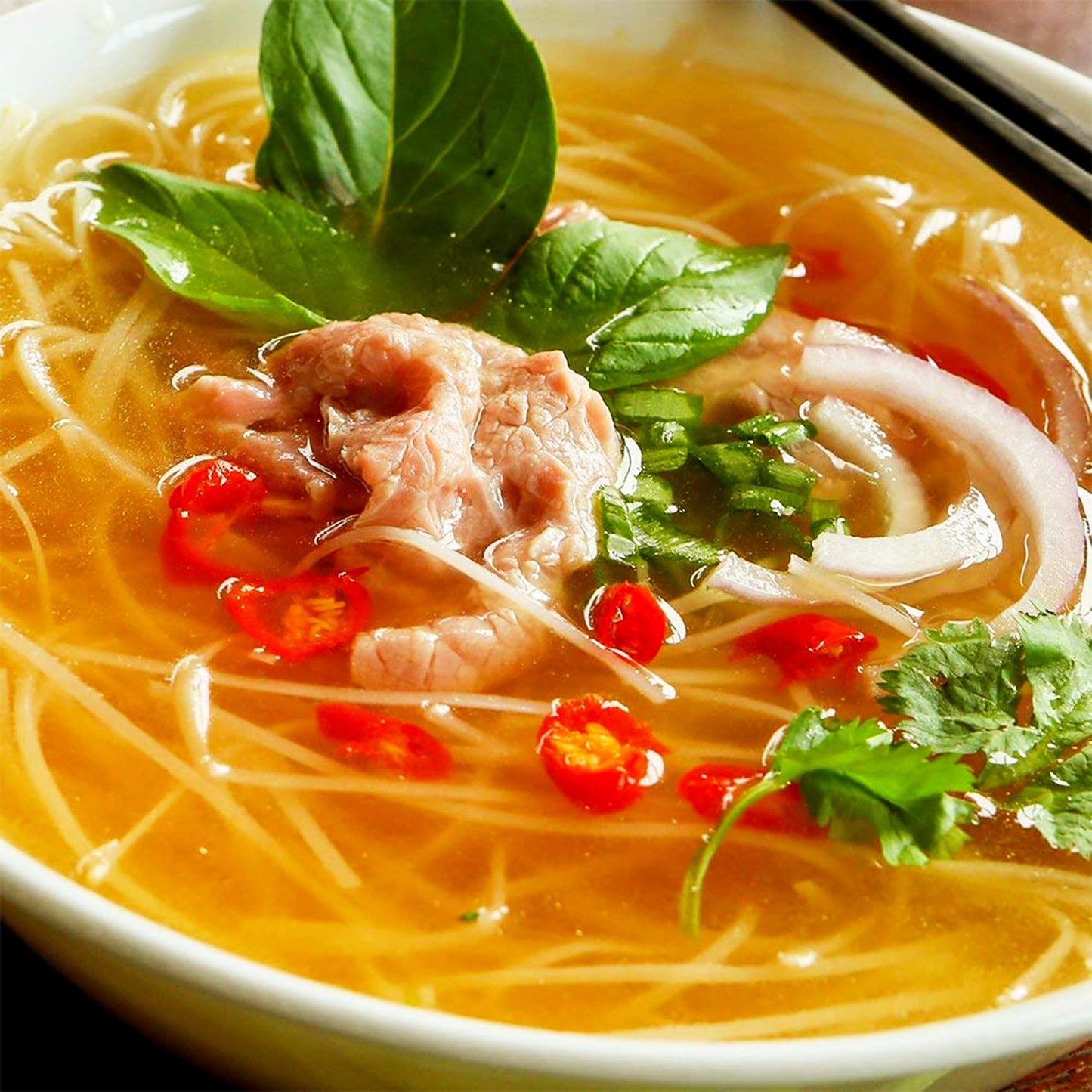 Essence Of Lotus Instant Beef Pho Soup Mix - Ready-To-Eat Flavorful, Restaurant-Quality Pho Broth, Made In The Us (Beef Pho Soup