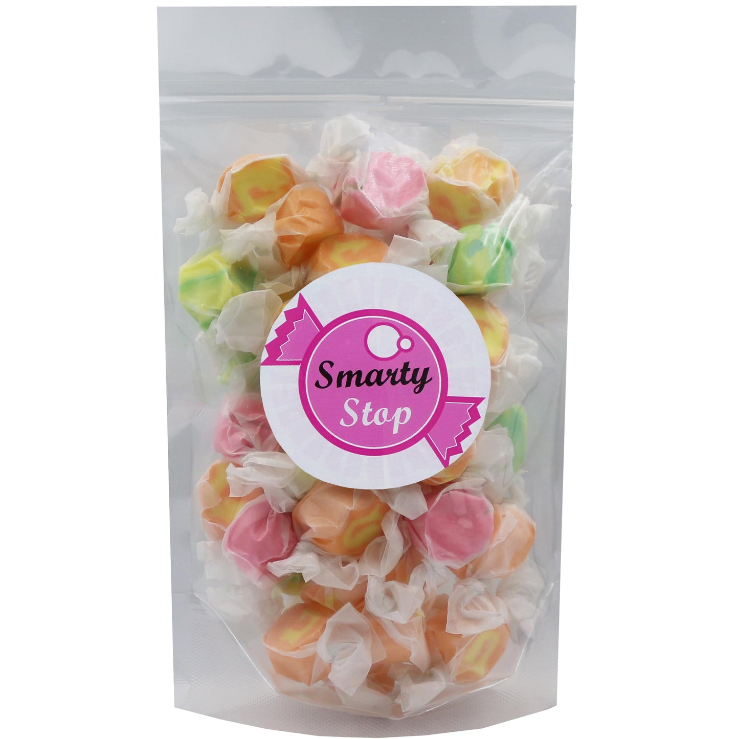 Gourmet Soft And Chewy Salt Water Taffy Candies - Individually Wrapped - Bulk Bags (Assorted Tropical, 1 Pound (Pack Of 1))