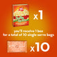 Jolly Time Healthy Pop Microwave Popcorn, 1.2Oz Personal Bag, 10 Bags Per Carton (Healthy Pop 100'S - Butter & Sea Salt,1.2 Ounc