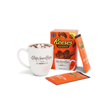 Candy Shop Cocoa Reese'S Peanut Butter Cup Cocoa Mix, Hot Chocolate, Make Hot Or Iced Cocoa, Made With Real Milk, Gluten Free, 1