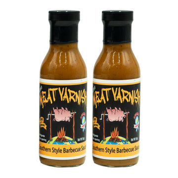 Lems Meat Varnish Gold Mustard BBQ Sauce - Gluten Free, Award Winning - 12 oz Bottle (Mustard 2 Pack)